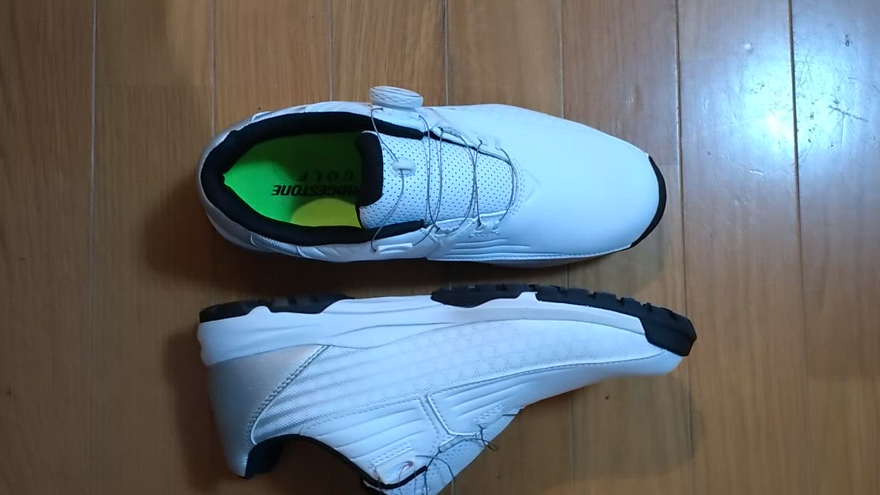ゴルフシューズ　メンズ　ブリヂストン　スパイクレス　未使用品　美品　お値下げ ブリヂストンゴルフスパイクレス シューズSHG150 シューズ(男性用)
