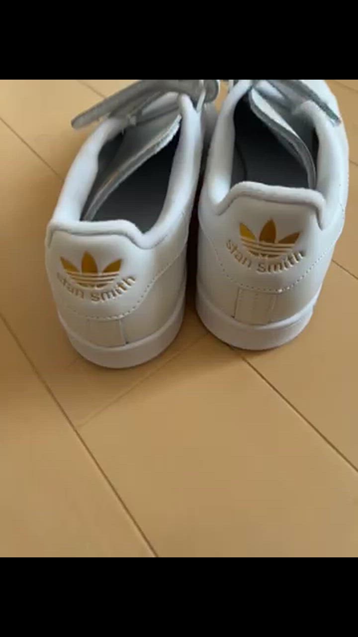adidas スタンスミス 23cm ゴールド/ホワイトS75188 adidas (アディダス) S75188 STAN SMITH CF スタンスミス