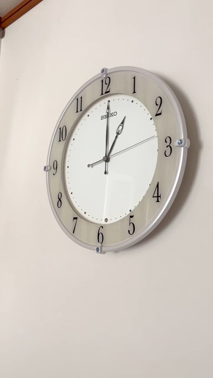 【新品・未開封】SEIKO セイコー 壁掛け電波時計　ナチュラル　KX242B KX242B | スタンダード | セイコーウオッチ株式会社