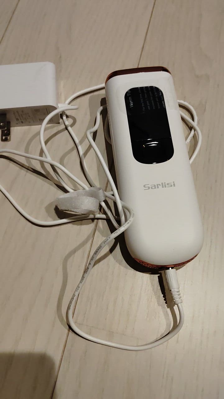 SARLISI サーリシ IPL冷却脱毛器 AI07 おすすめ】自宅で冷感脱毛？軽量設計のSarlisi家庭用IPL脱毛器は