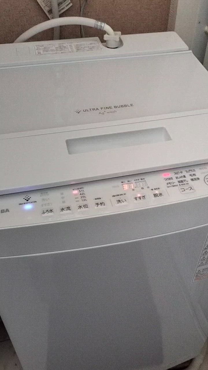 使用2ヶ月　極美品　東芝洗濯機　AW-8DH4　2024年製　仙台　宮城 TOSHIBA 東芝 全自動洗濯機 8kg ZABOON AW-8DH4-W (宅配サイズ