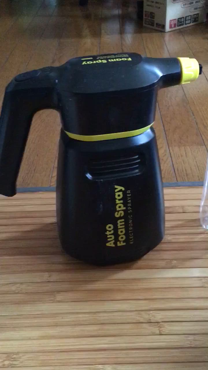 SPEEVAL 自動泡噴霧器 電動 洗車 フォームガン コードレス 充電