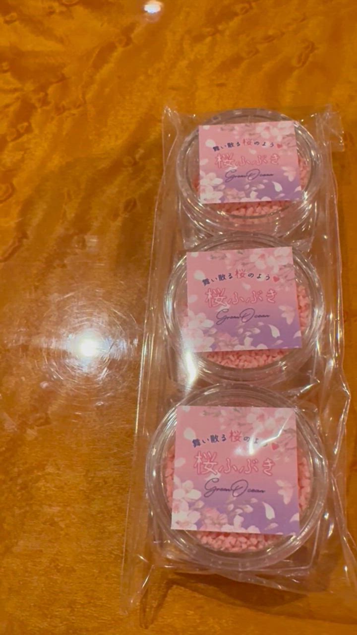 隠れ工房GreenOcean 封入 満開♪桜ふぶきのもと レジン封入素材