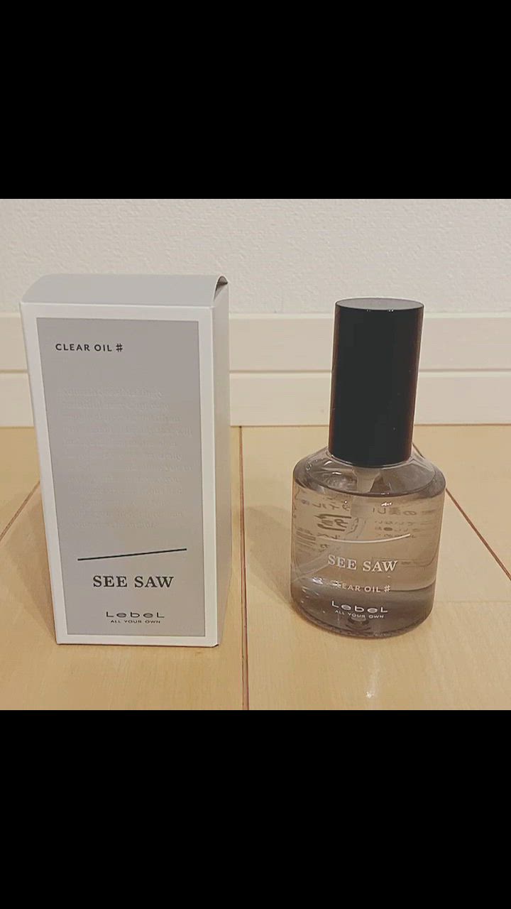 SEE/SAW ルベル シーソー クリアオイル シャープ/フラット 80ml