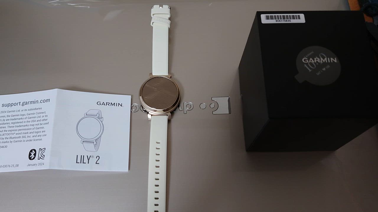時計 GARMIN LILY2 (coconut/cream gold) lily2_Sport_CoconutCreamGold_f