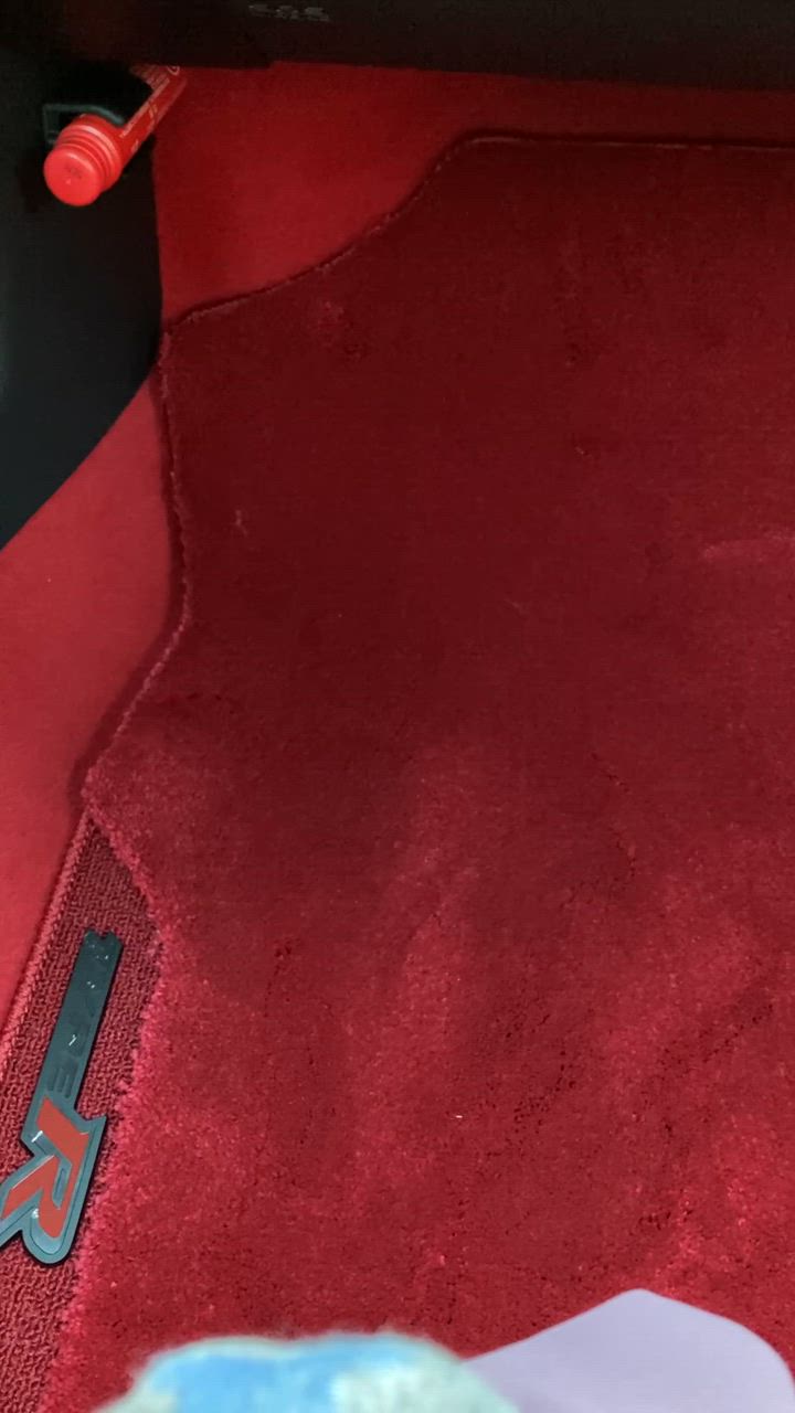 FL5 シビックTYPE R 純正フロアカーペットマット プレミアムタイプ赤 ホンダ シビック タイプR CIVIC TYPE-R FL5：純正 フロア
