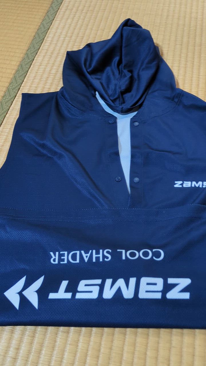 ZAMST COOL SHADER アクティブベスト 冷感ポンチョ ザムスト COOL SHADER 冷感ポンチョ（冷感タオル） スポーツ中の暑さ