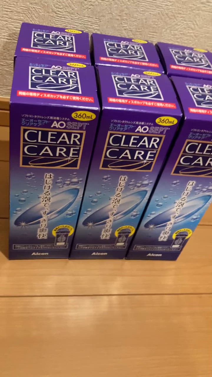 AOセプト アルコン エーオーセプト クリアケア 360ml×6本