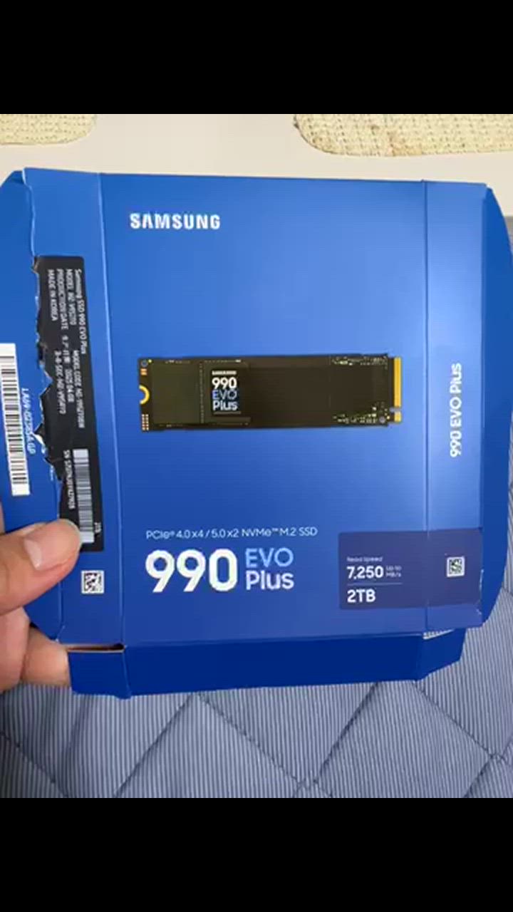 SAMSUNG PCIe 4.0 x4/ 5.0 x2 NVMe M.2 SSD 990 EVO Plus ［2TB
