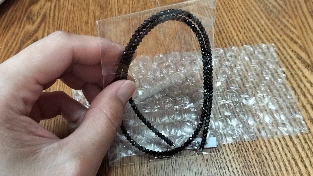 希少❗️W ケシパール ブラックスピネル　ネックレス、ブレス、ピアス　3点セット ブラックスピネルネックレス 3mm メンズ レディース シルバー925