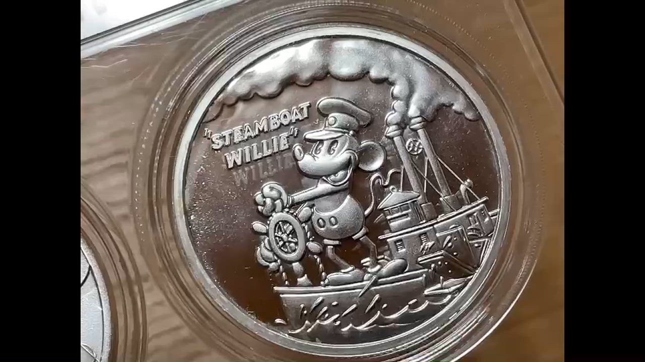 アメリカ　蒸気船　ウィリー　1オンス　銀貨 2025年最新】蒸気船ウィリー 銀貨の人気アイテム - メルカリ