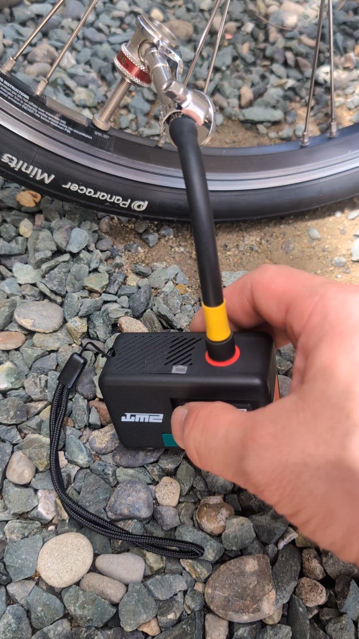 PWT 電動 空気入れ 全バルブ対応 自転車 携帯ポンプ 小型 軽量