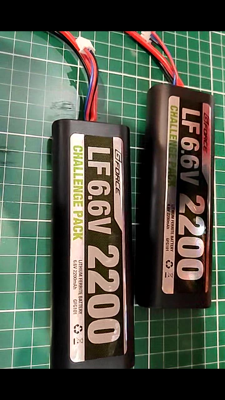 G-フォース　リフェバッテリー6.6V2200Ah3本 G-FORCE LF Challenge Pack 6.6V 2200mAh GFG101 カー用リフェ