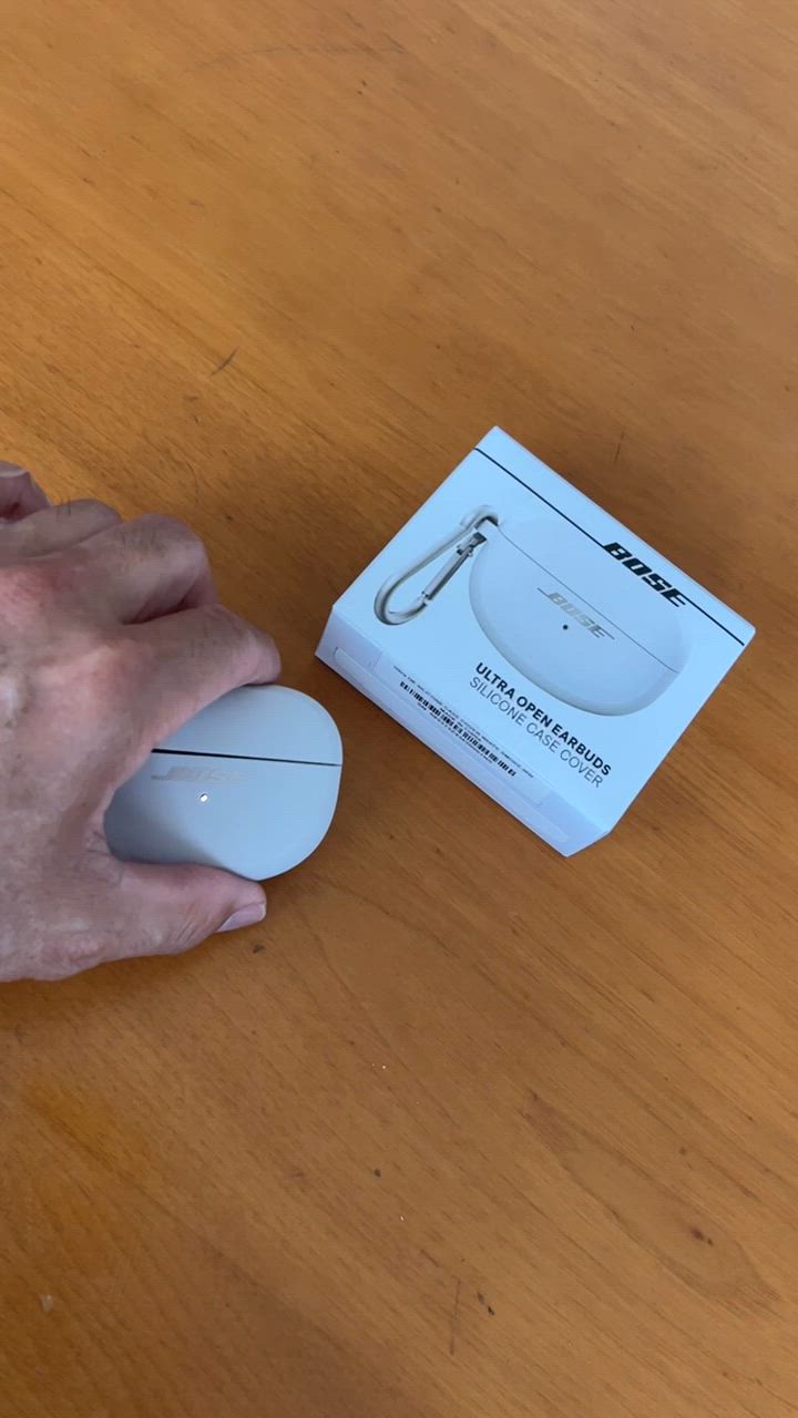 Bose Ultra Open Earbuds 専用シリコンケースカバー ホワイト