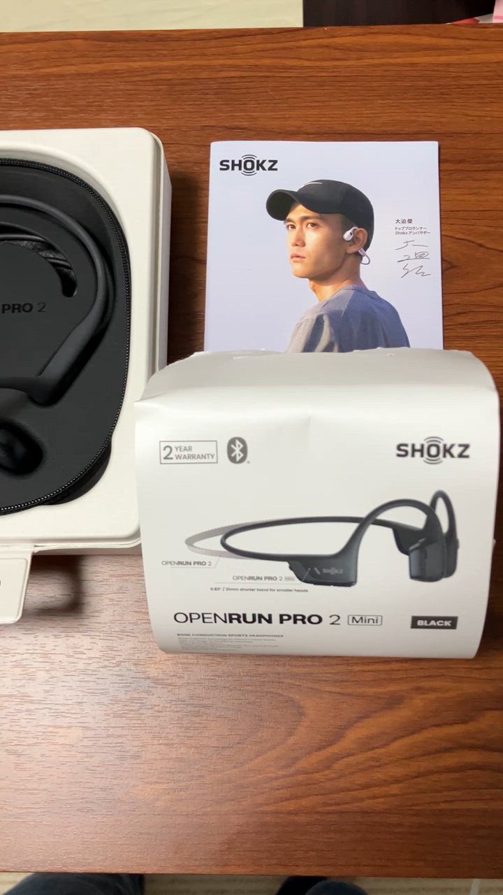 ショックス ワイヤレス 骨伝導イヤホン IP55 最大12時間 USB-C