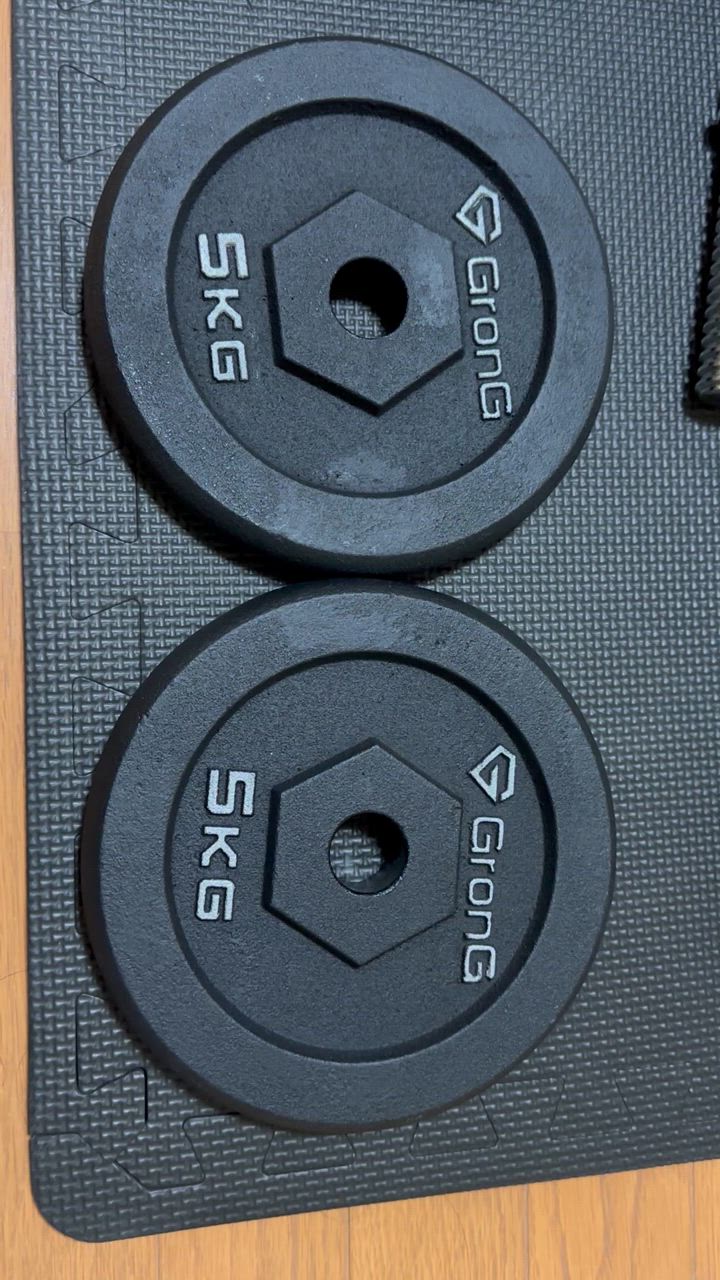 20kg GronG ダンベルプレート 10kg セット GronG 【先行配布中☆10％オフクーポン】グロング アイアン