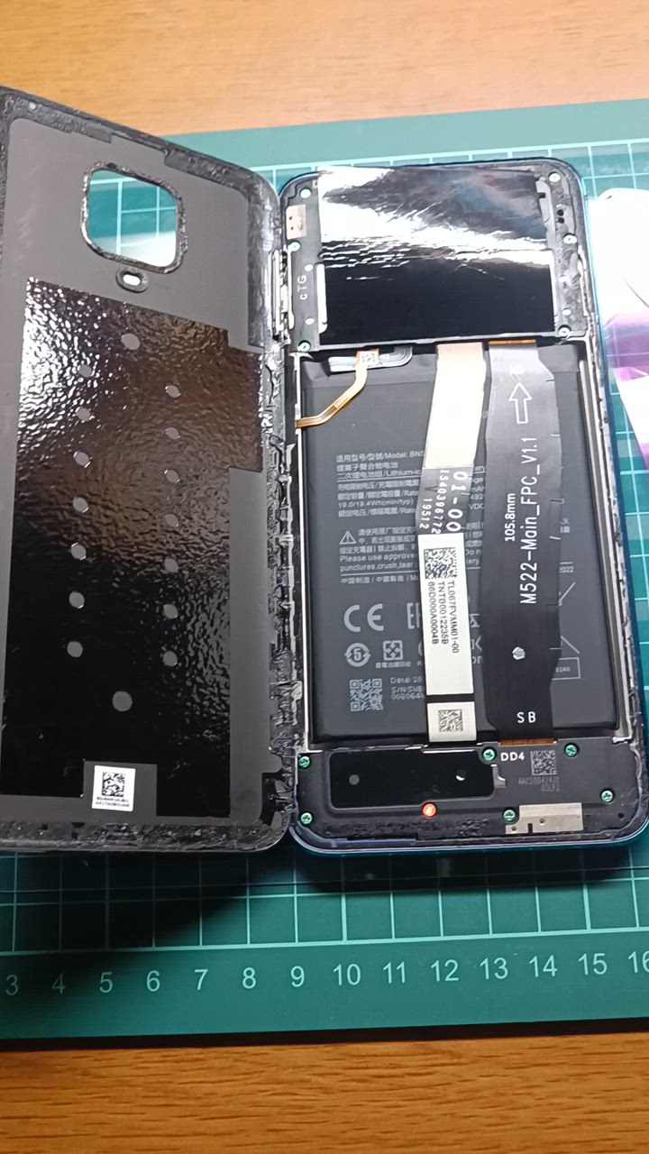 Xiaomi redmi note 9S 64GB バッテリー交換済ケースと本体 作業方法解説】Redmi Note 9S バッテリー交換 - YouTube