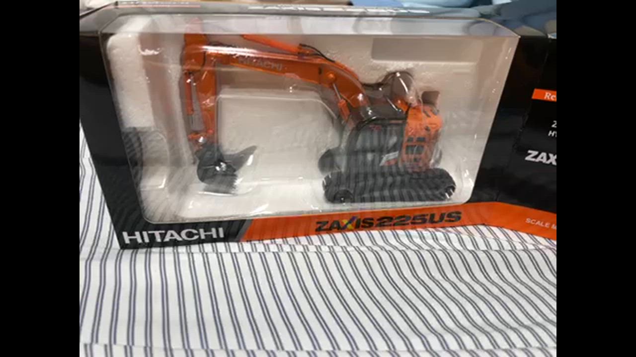 日立建機 ZAXIS225US 1/50ミニチュア Amazon.co.jp: 日立建設機械HITACHIミニチュアモデル1/50