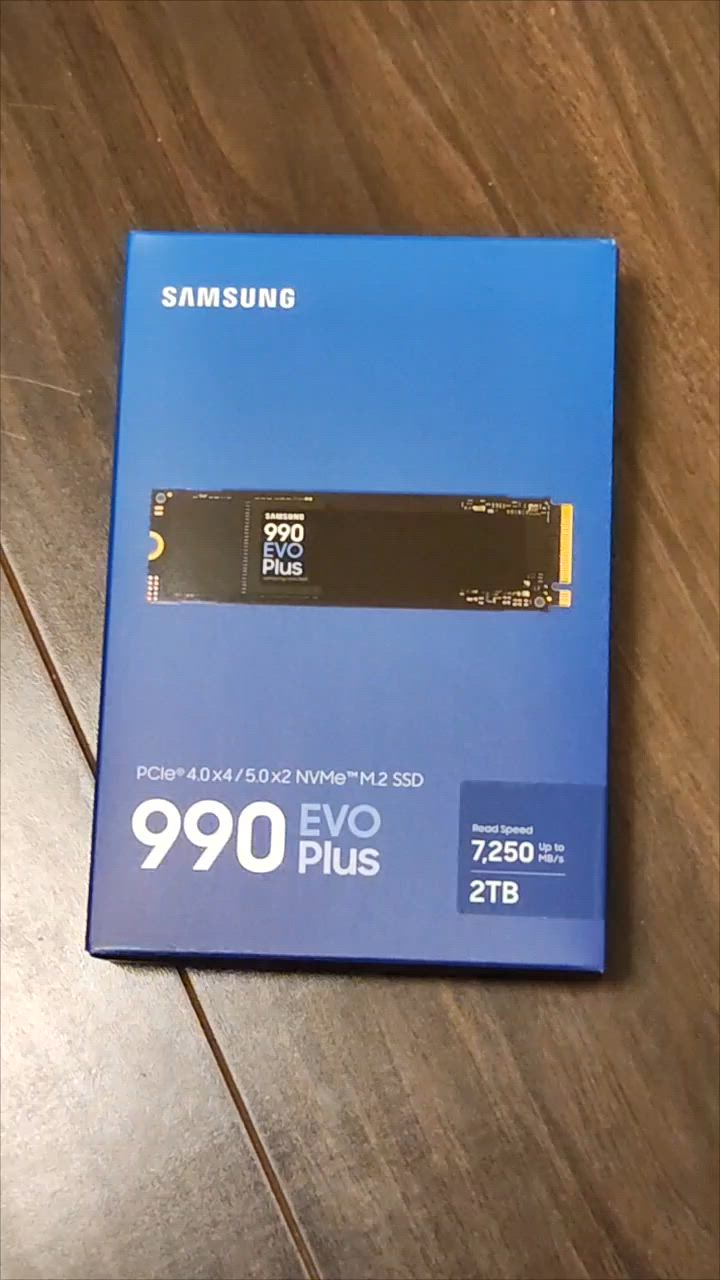 SAMSUNG PCIe 4.0 x4/ 5.0 x2 NVMe M.2 SSD 990 EVO Plus ［2TB