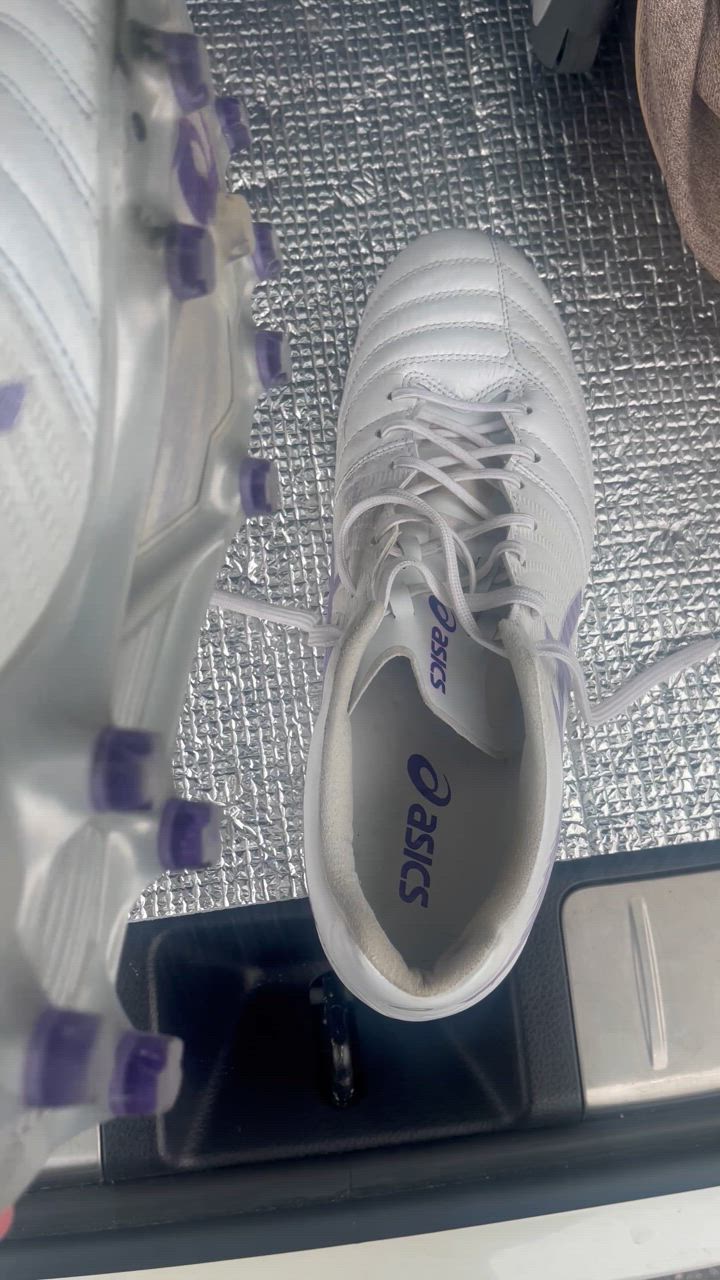 ASICS DSライト X-FLY PRO 2 ホワイト×ジェントリーパープル