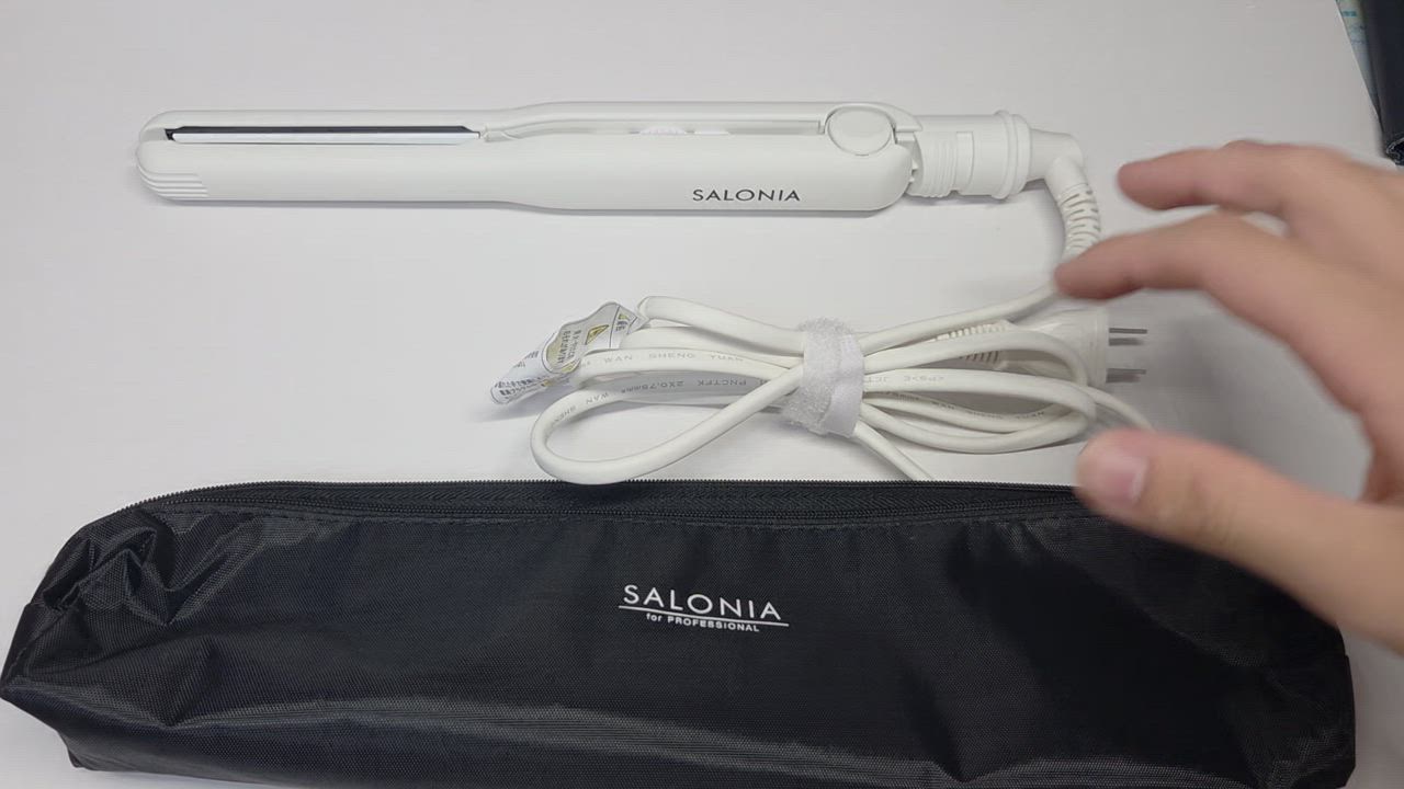 SALONIA ストレートヘアアイロン ホワイト Amazon.co.jp: SALONIA サロニア グロッシーケア ストレート
