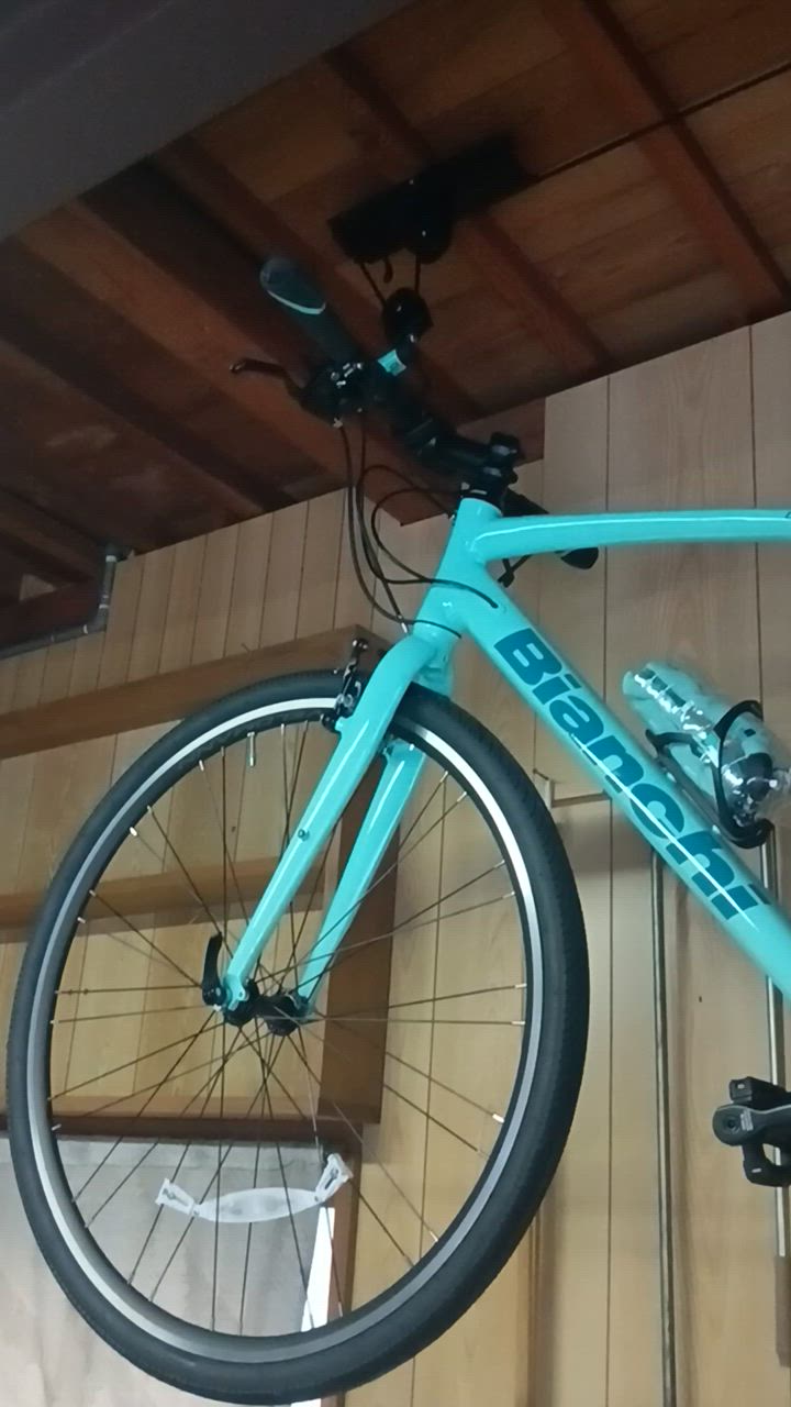 1台用 バイクリフト 自転車ラック 屋内 天吊 天井吊り下げ