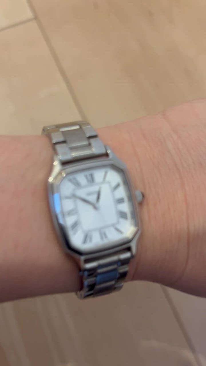 SEIKO チェーン スクエア シルバー レディース腕時計 1211 二種のベルトが楽しめる セイコー ソーラー 腕時計 レディース