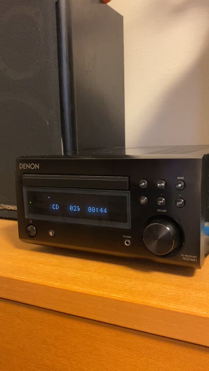 DENON デノン　CDレシーバー　RCD-M41 ブラック RCD-M41 - CDレシーバー | Denon - 日本