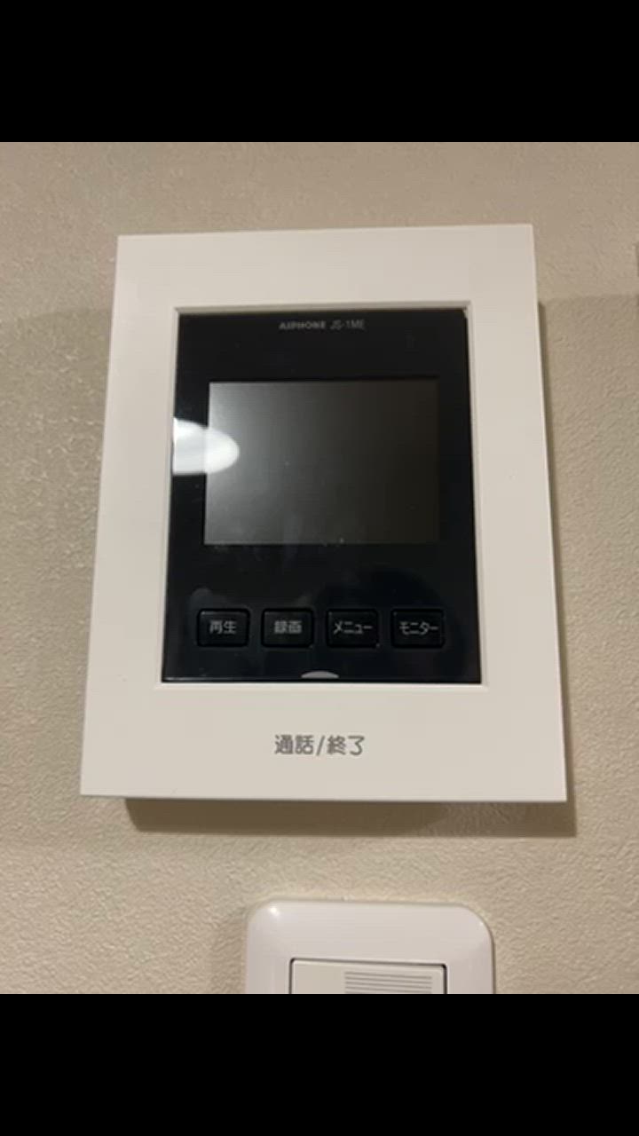 アイホン JS-12E テレビドアホン 録画機能付 電源直結式 3.5型
