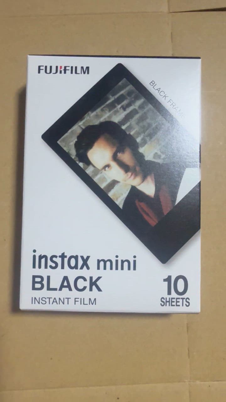 チェキ FUJIFILM チェキ用フィルム instax mini BLACK ブラック