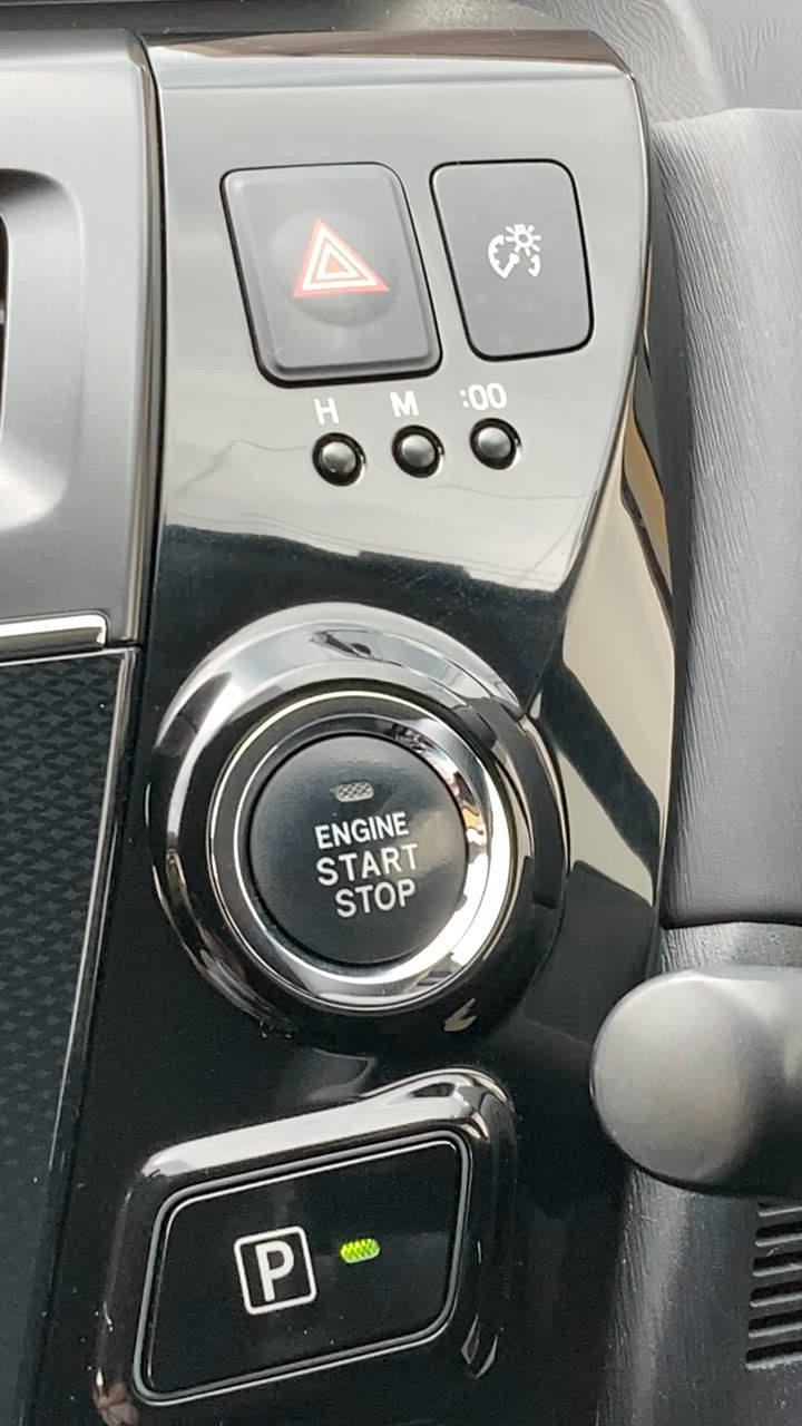 40系 プリウスα G's 純正 パーキングスイッチ パーキングボタン Pボタン ラメ入りピアノブラック塗装 黒 トヨタ純正 40系プリウスα G\u0027sグレード用 センタースイッチパネル