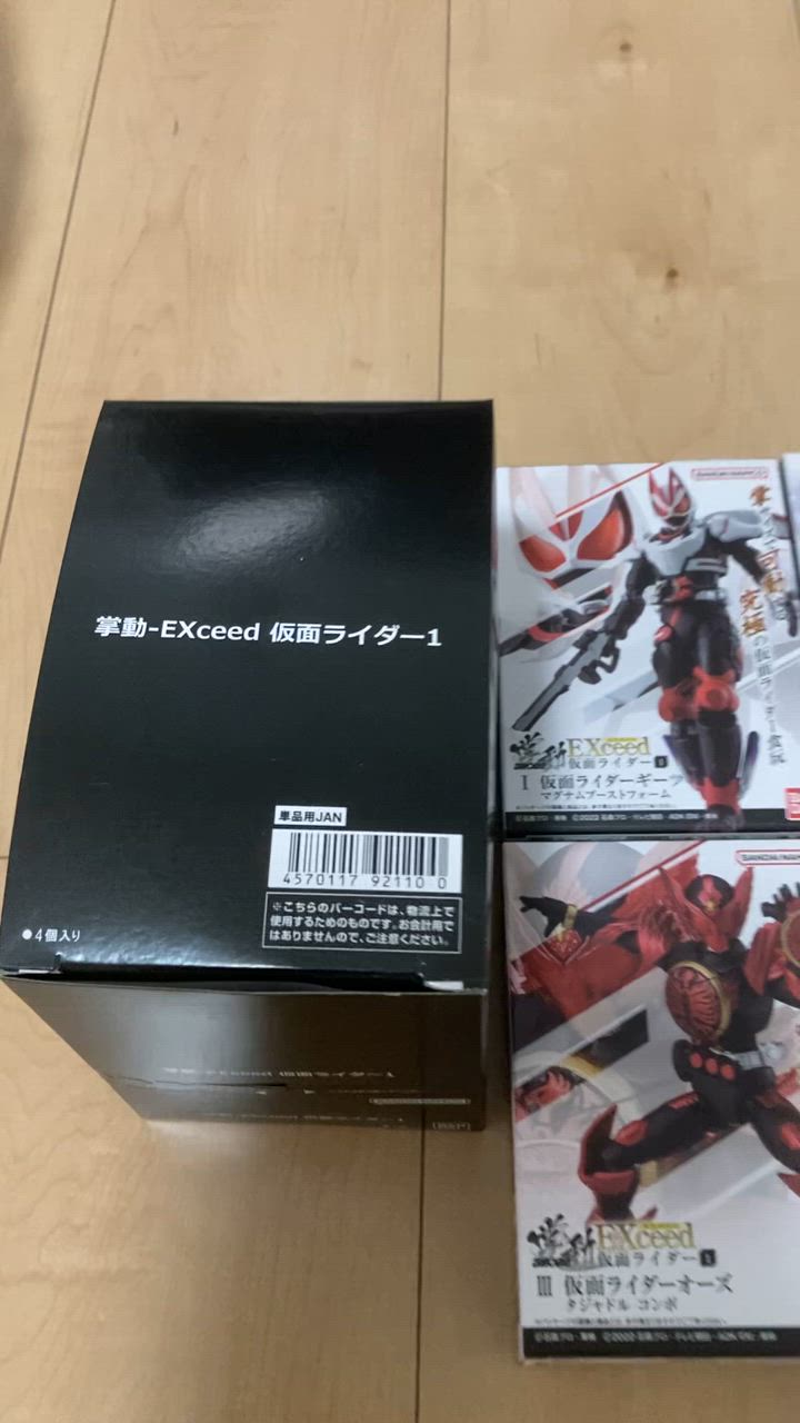 掌動EXCEED仮面ライダー （食玩） BOX 2025年8月25日発売予定