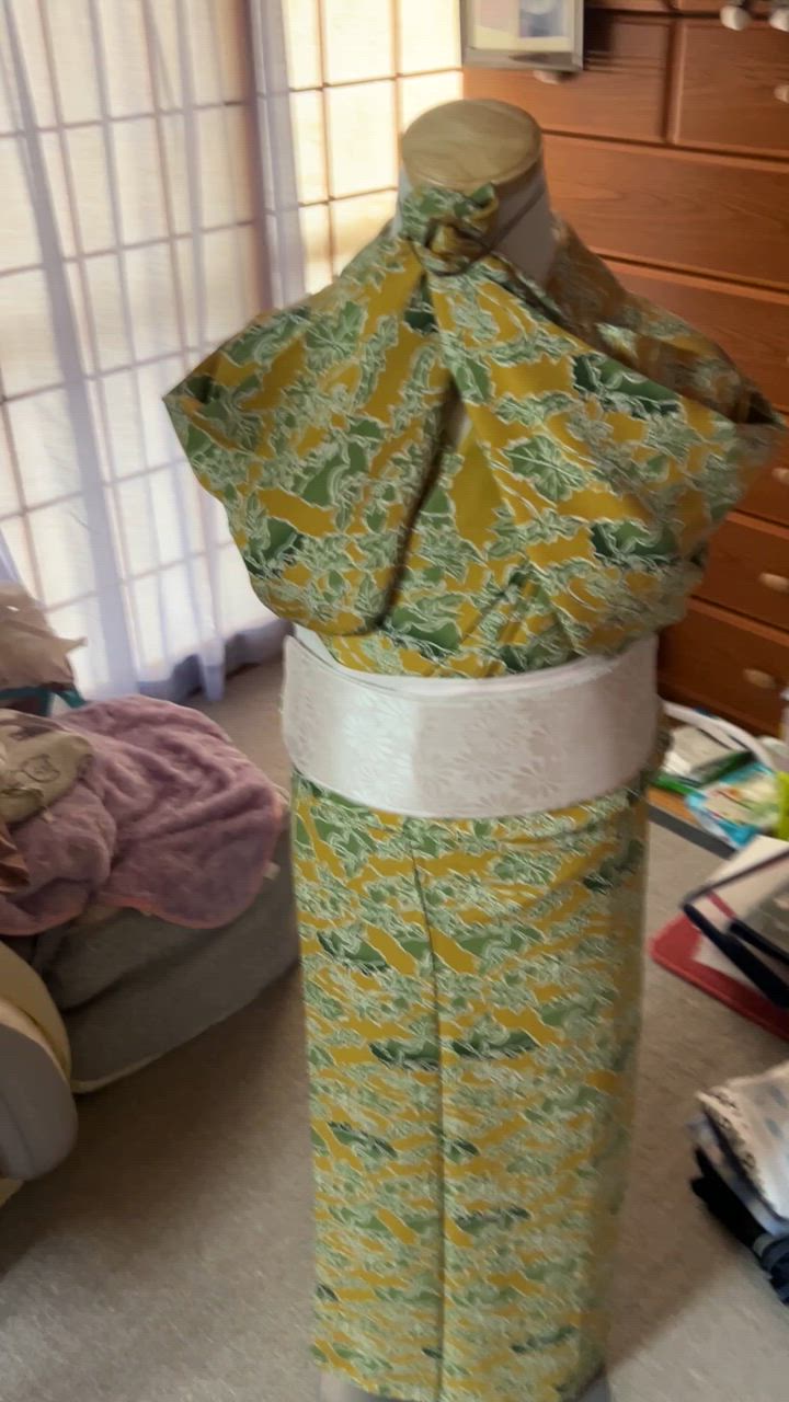 中古　女性用マネキン　和装トルソー　着付け　着物　浴衣 和装 トルソー マネキン 着付け 女性 着物 浴衣 練習 上半身 首