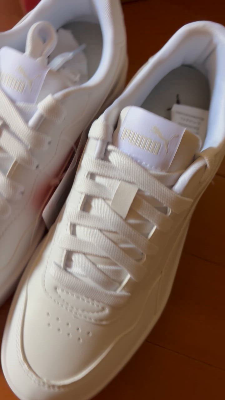 PUMA ホワイト スニーカー PUMA ORKID WNS Puma White-Chalk Pink 22SP-I（プーマ