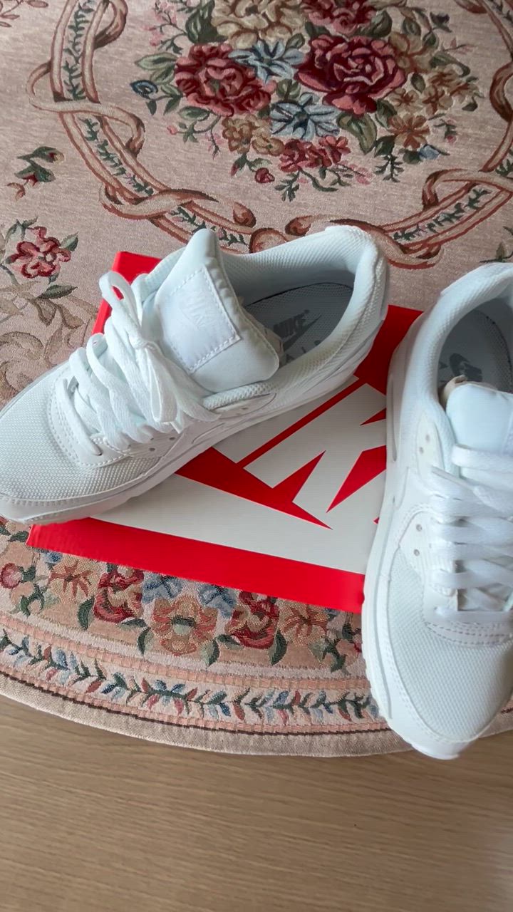 エア マックス 90 NIKE AIR MAX ナイキ WHITE/WHITE/WHITE/WOLF