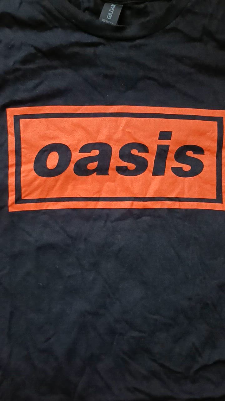 ROCK OFF 【公式新品】OASIS - DEFINITELY MAYBE AAA PASS BLACK