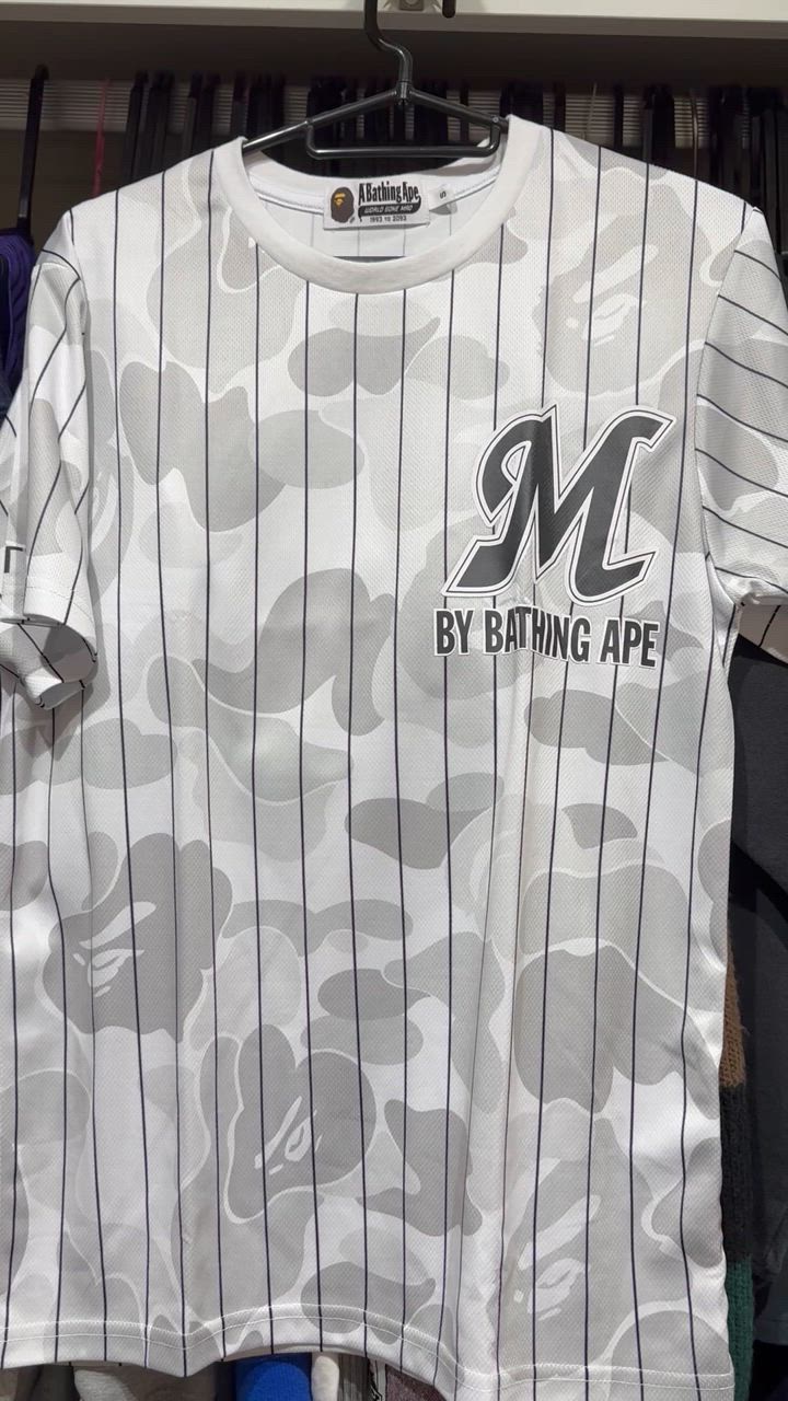 A BATHING APE Marines Tシャツ　エイプ BAPE X CHIBA LOTTE MARINES - COLLEGE TEE（Tシャツ/カットソー