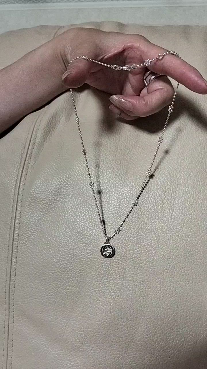 GUCCI グッチ ネックレス レディース インターロッキングG