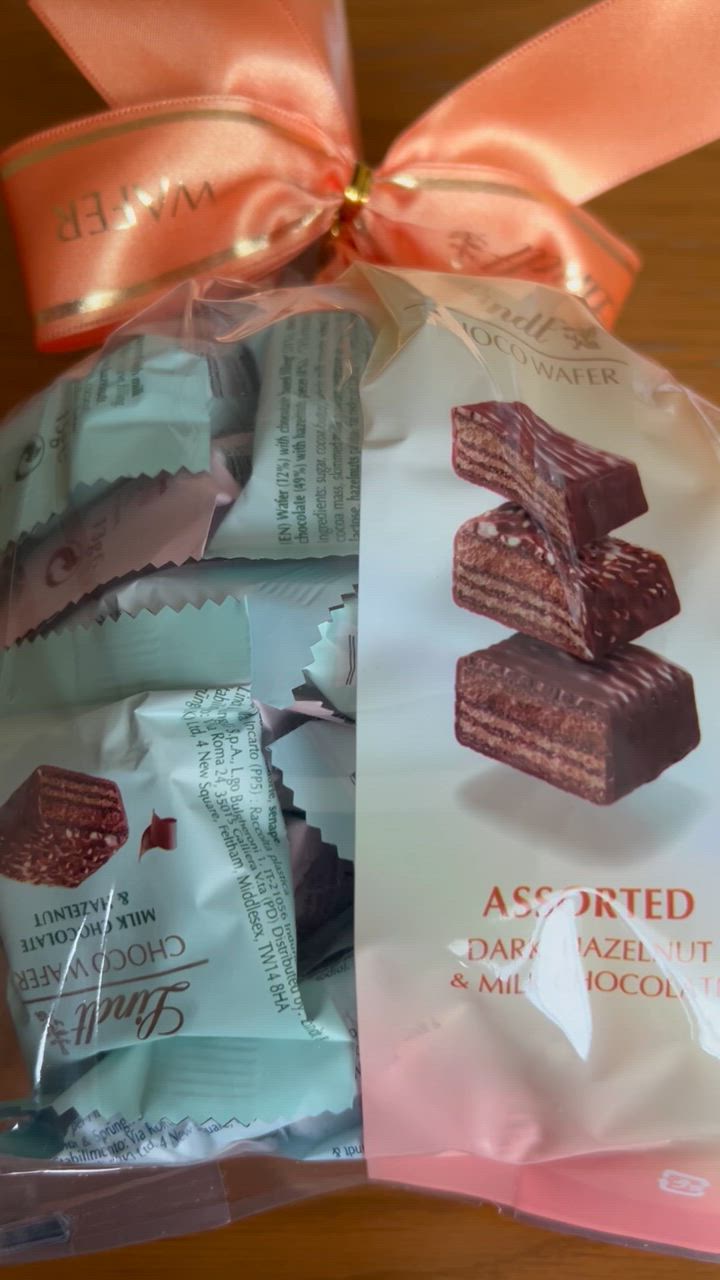 リンツ Lindt チョコウェイファー ファミリーパック 20個入 爆買