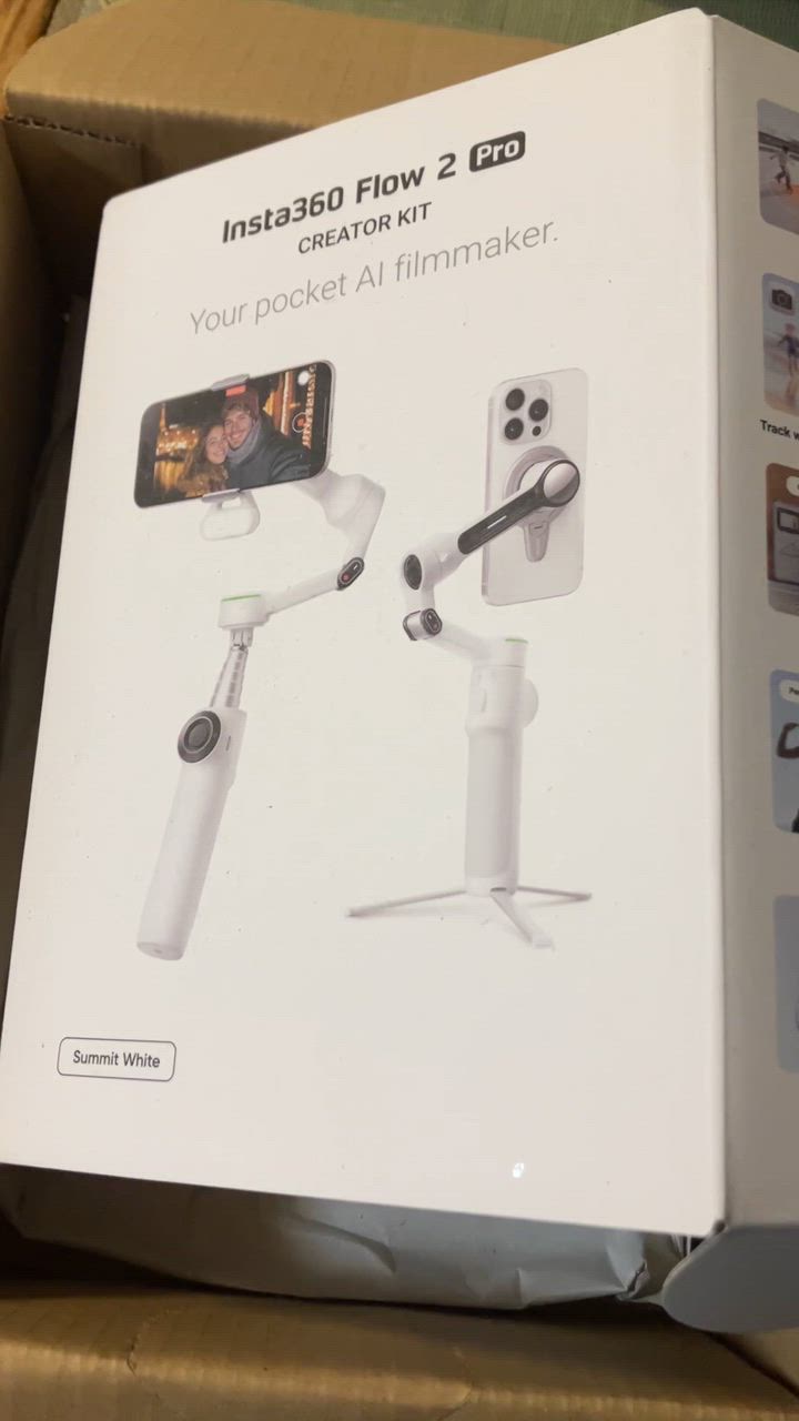 Insta360 Flow2 Pro(サミット・ホワイト) スマートフォン用AI