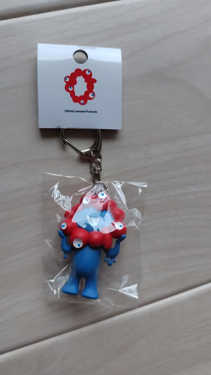 ミャクミャク　立体キーホルダー5色セット　EXPO2025 大阪　万博　会場限定 EXPO2025 関西万博 大阪万博 ミャクミャク 立体 PVC