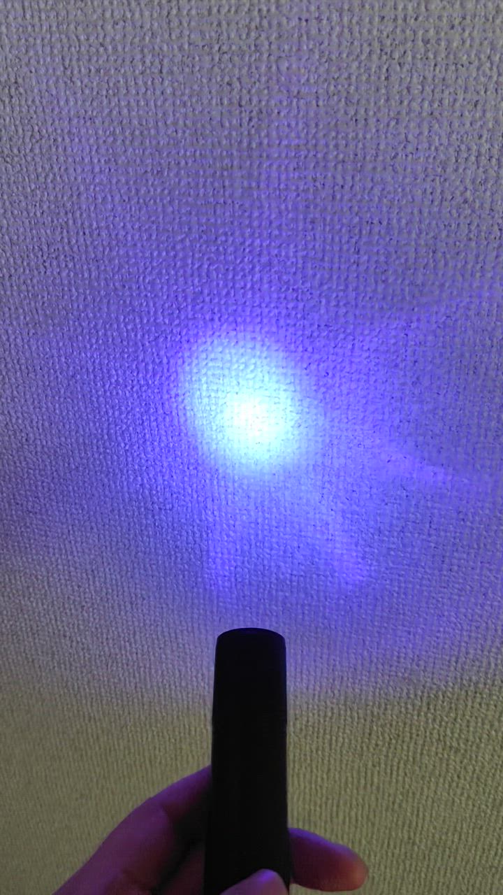 紫外線 LED 9灯 UVブラックライト 400nm UVライト : isozaki