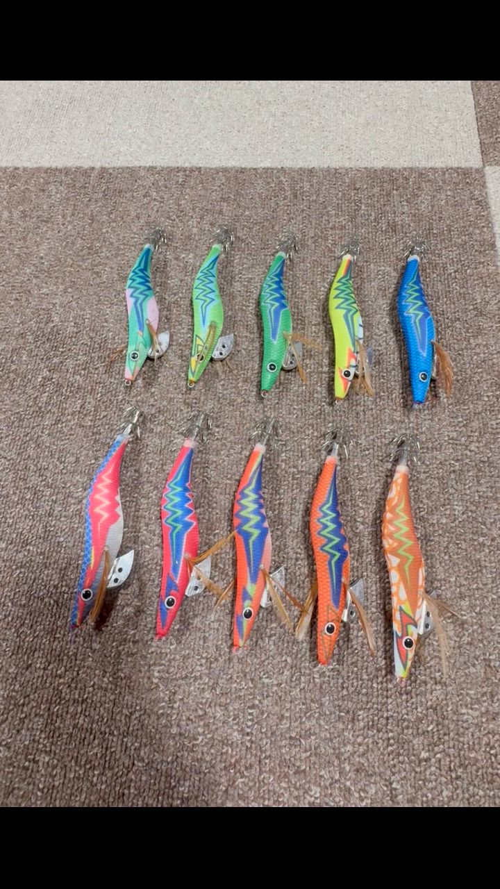 イカ、エギング 楽天市場】お試しセット 3.0号 エギ 1カラー 10本 セット イカ