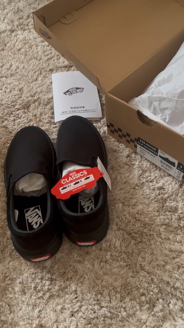 VANS ヴァンズ SLIP ON HOVER スリッポン ホバー V98 BLACK