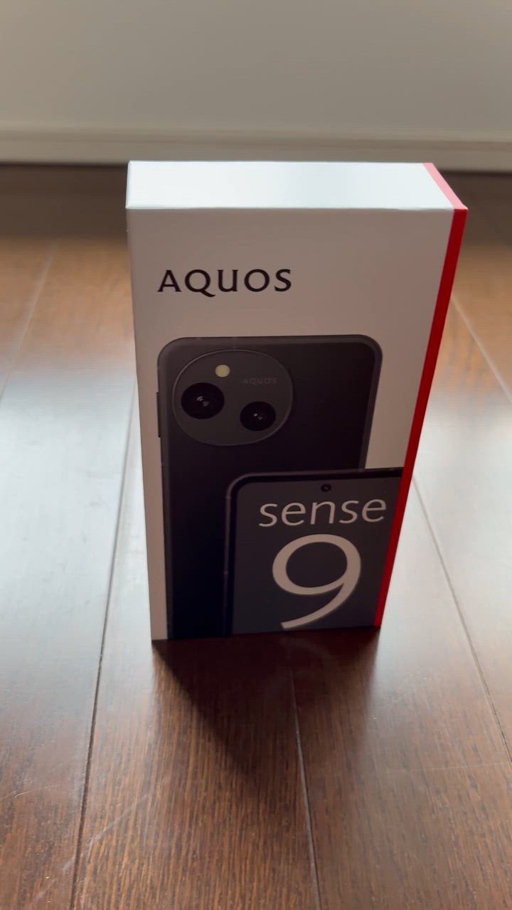SHARP AQUOS sense9 128 BK SIMフリースマートフォン