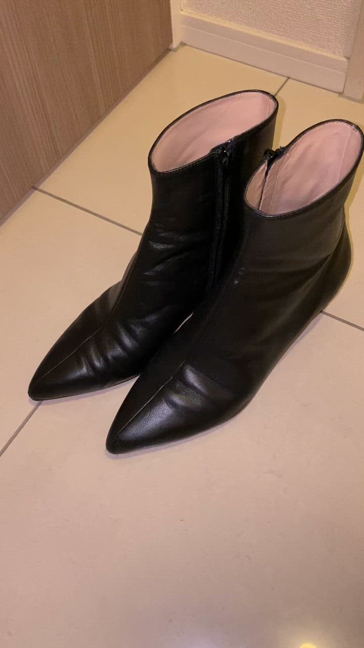 FABIO RUSCONI ブーツ / GABRY pointed toe short boots(ポイン