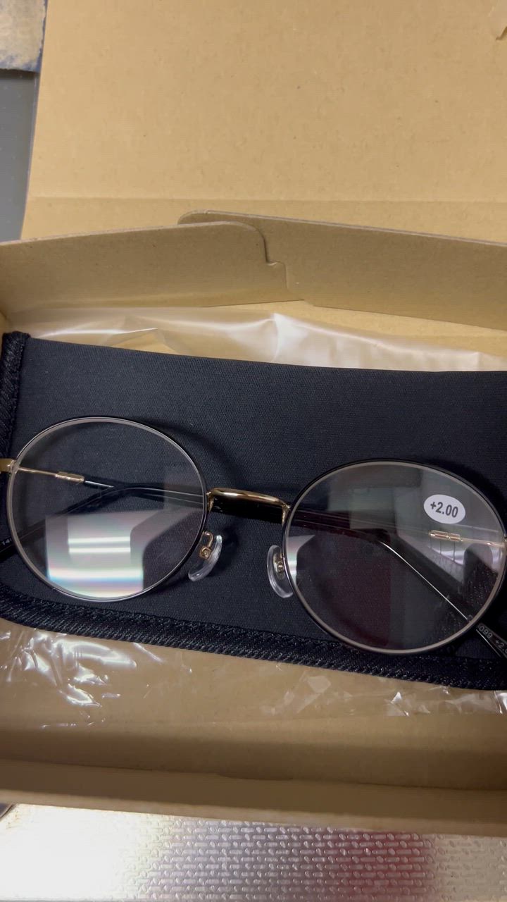 ブラックラウンドメガネ(度あり) 999.9(フォーナインズ)跳ね上げ式ネオプラスチックメガネ