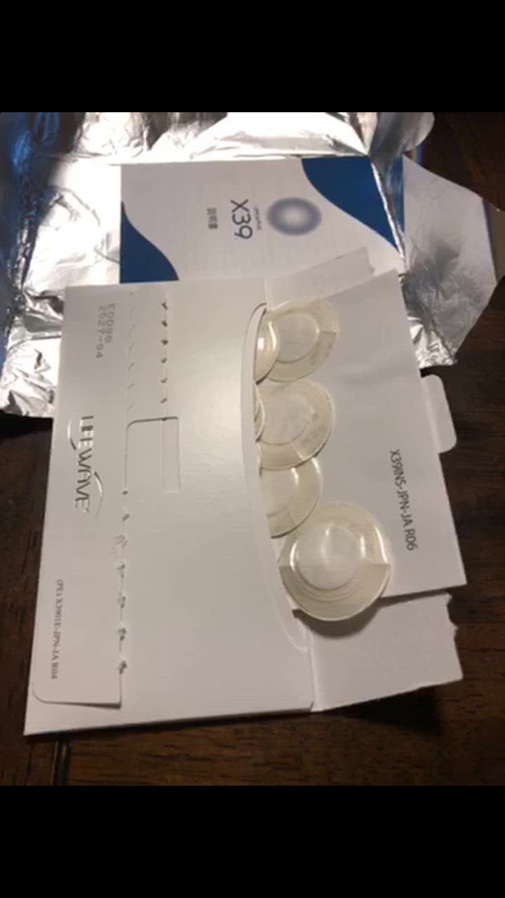 ライフウェーブ X39 パッチシール 30枚 説明書あり : セラフィー