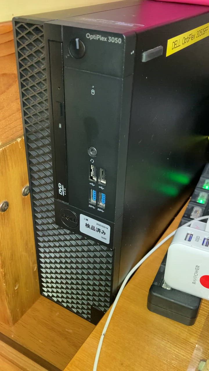 OptiPlex 高性能 DELL 3050 SFF/第6世代 Core i7/メモリ:32GB/SSD:1TB