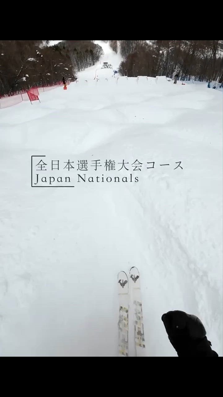 【スキー】モーグルPOV、全日本選手権大会コースを攻める！
